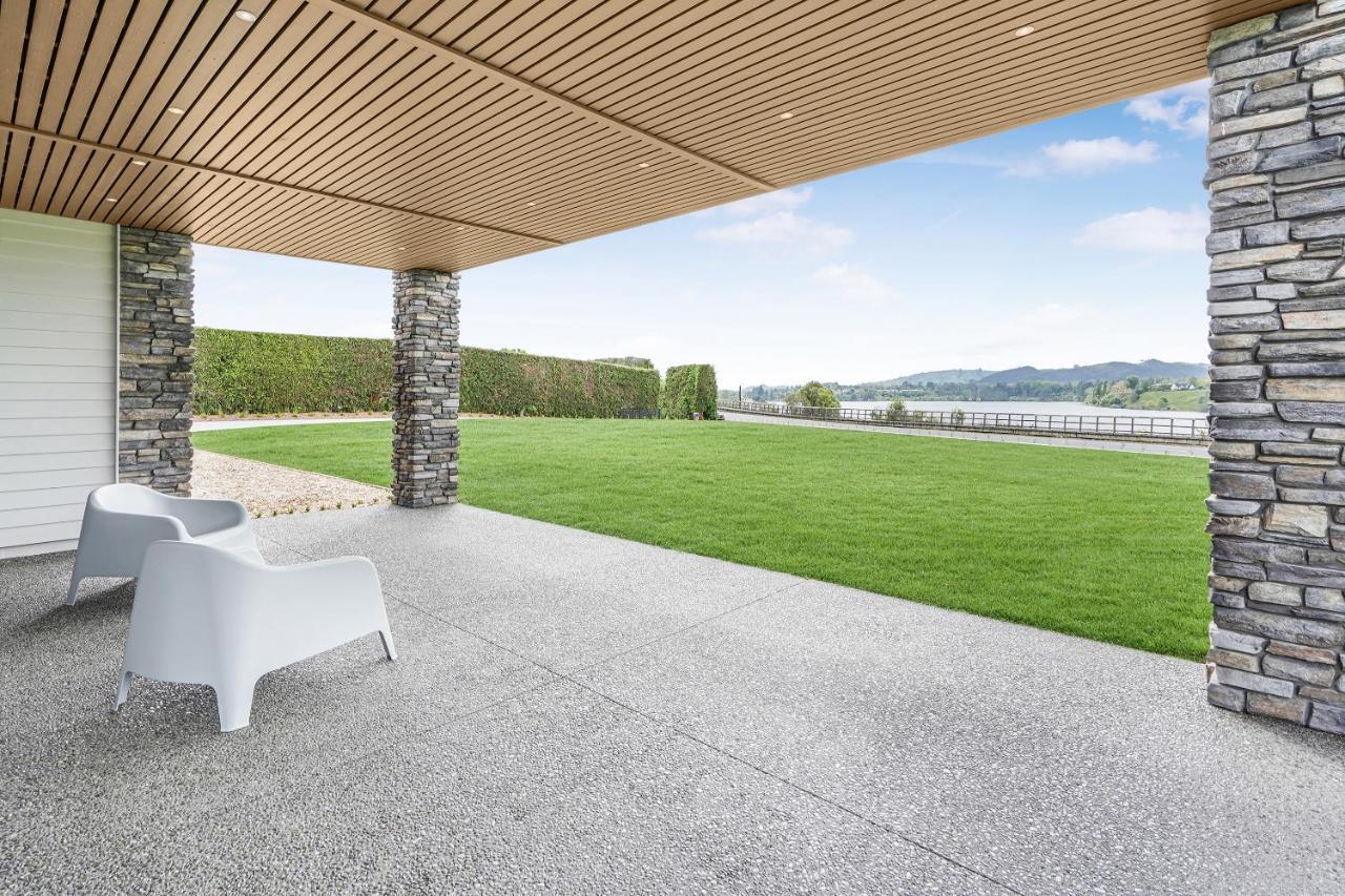 Lakeside Karapiro Downstairs Apartment Cambridge Luaran gambar