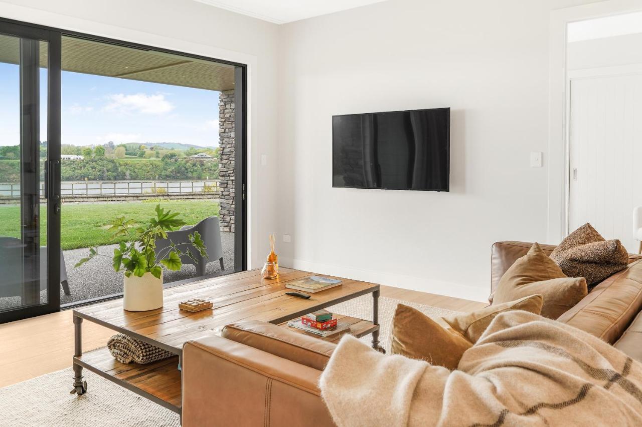 Lakeside Karapiro Downstairs Apartment Cambridge Luaran gambar